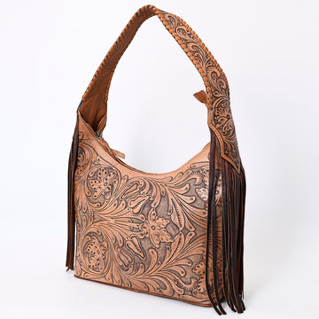 American Darling Hobo Hair-On Saddle Blanket Fabric Genuine Leather Western Women Bag | Handbag Purse Bags for Wallet Cute